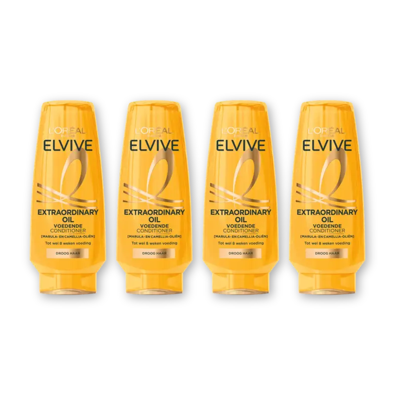 L'Oréal Paris Elvive Extraordinary oil voedende co 4-pack