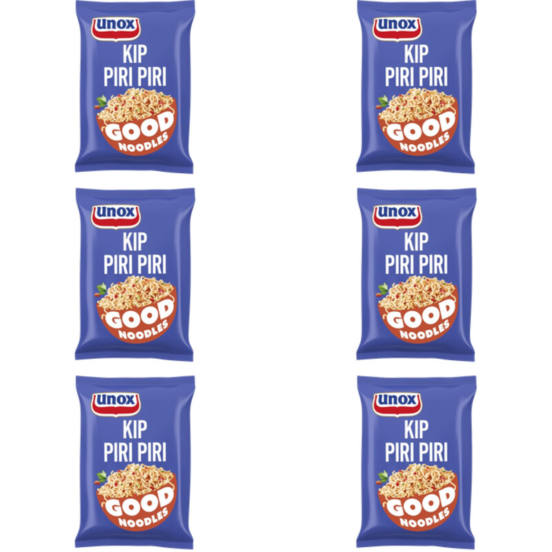 Unox Good noodles kip piri piri 6-pack
