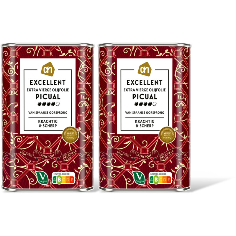 AH Excellent Extra vierge olijfolie picual 2-pack