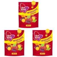 Red Band Winegums original 3-pack
