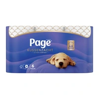 Page Kussenzacht toiletpapier