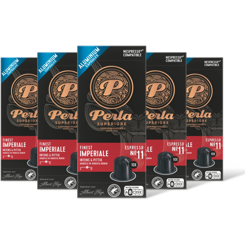 Perla Superiore Finest espresso imperiale capsules 5-pck