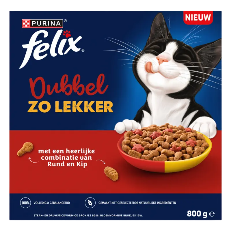Dubbel Zo Lekker met Kip, Rund en Rode Biet Kattenvoer