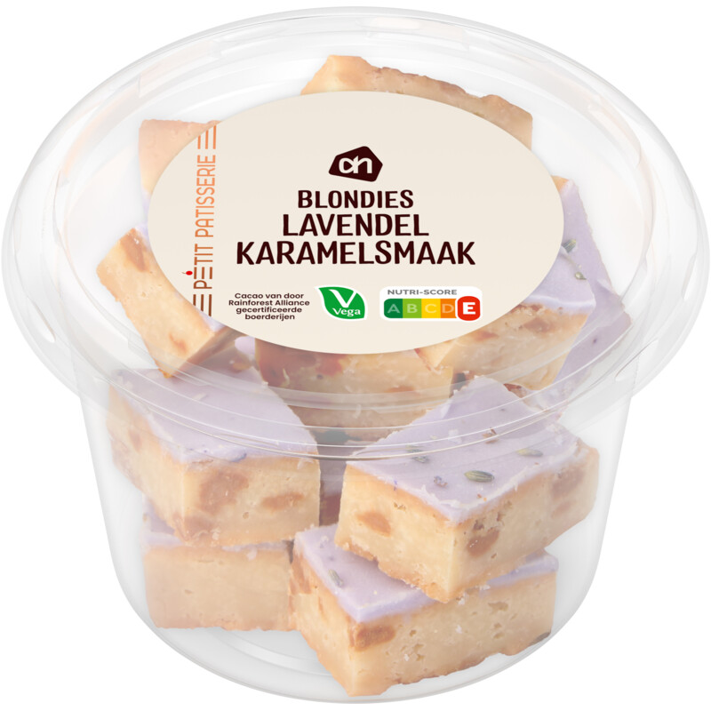 Een afbeelding van AH Blondie Lavendel karamel smaak