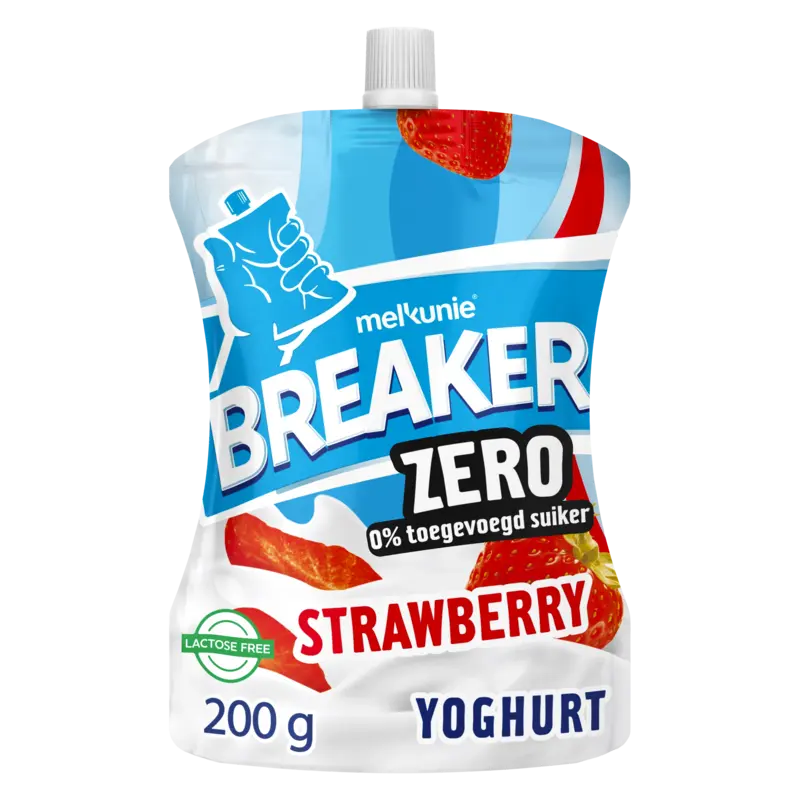 Breaker zero aardbei yoghurt