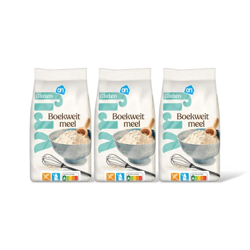 AH Glutenvrij Boekweit meel 3-pack
