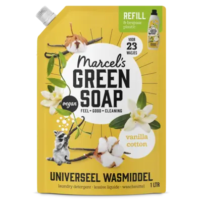 pdp-image-Marcel's Green Soap Wasmiddel vanilla & cotton navulling