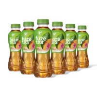 Fuze Tea Black ice tea peach hibiscus 6pack