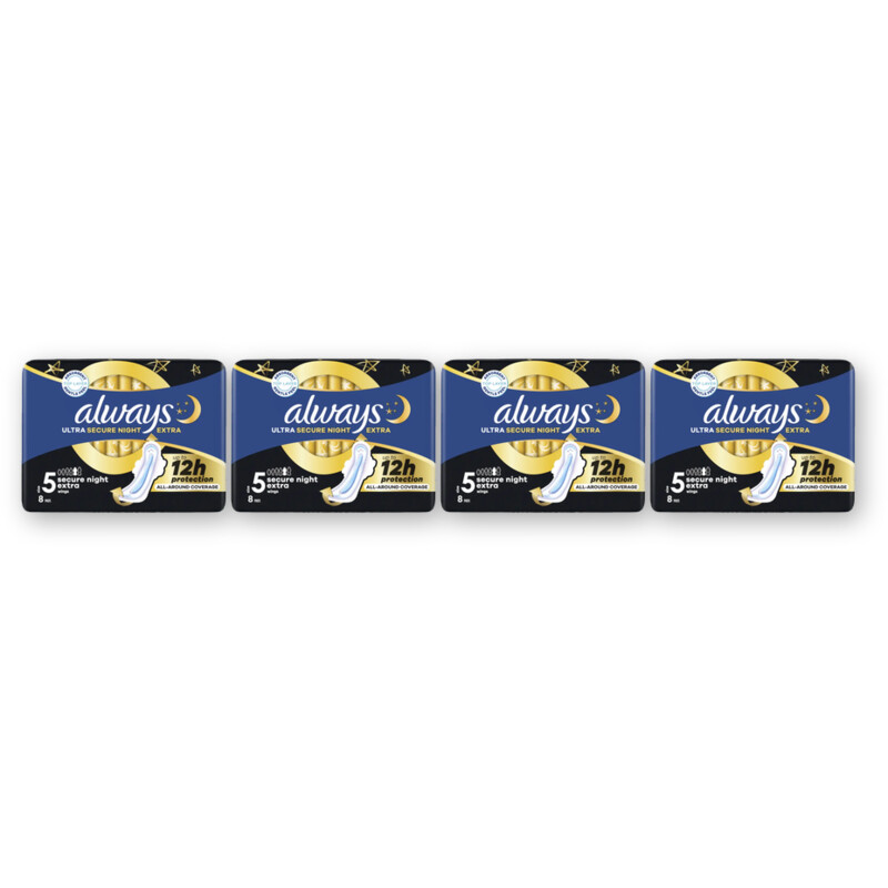 Always Maandverband Night Extra 4-pack