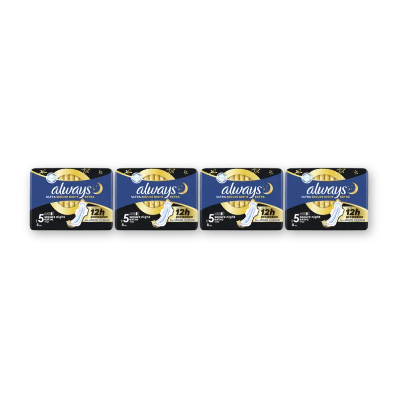 Always Maandverband Night Extra 4-pack