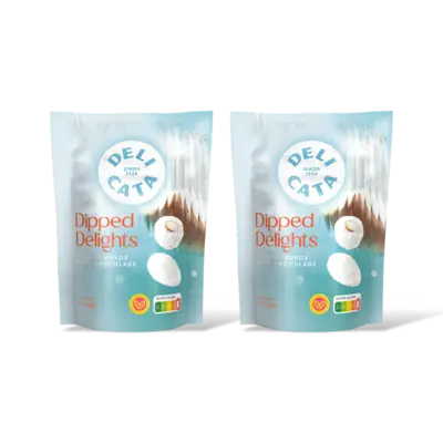 Delicata Dipped delights amandel kokos 2-pack
