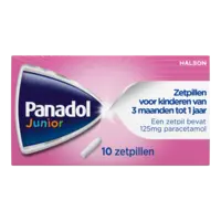 Panadol Junior 125mg zetpillen