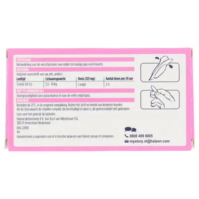 pdp-image-Panadol Junior 125mg zetpillen