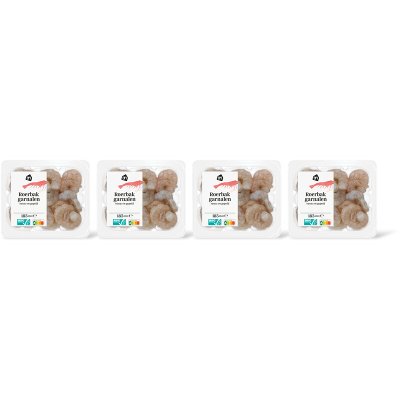 AH Roerbakgarnalen naturel 4-pack