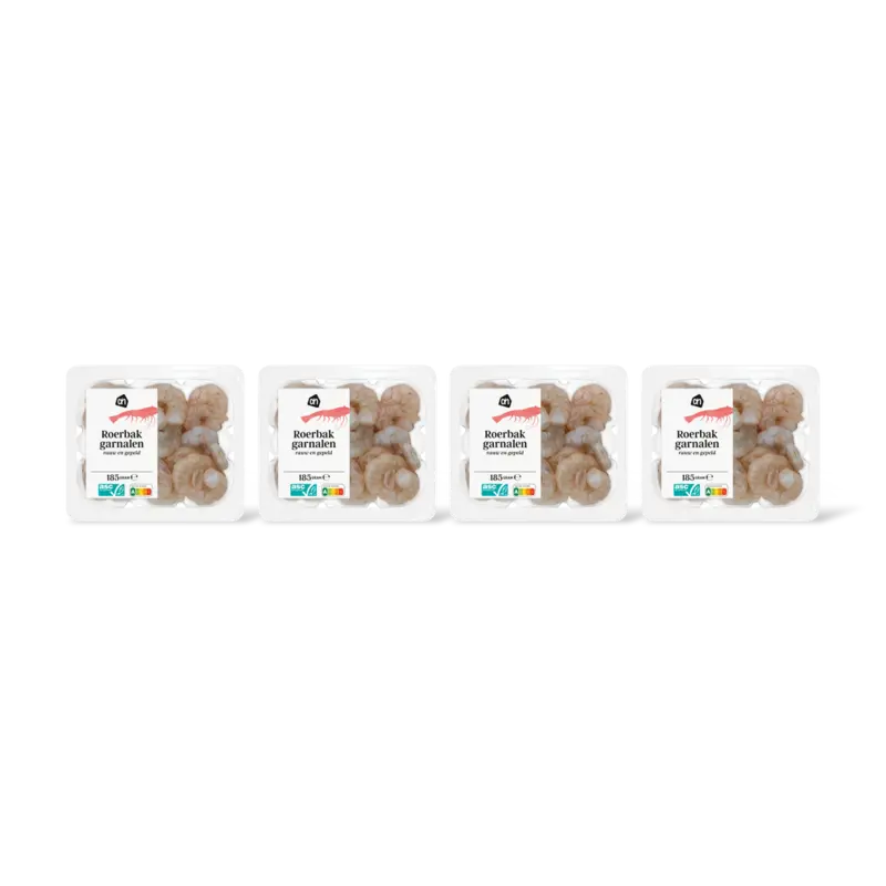 AH Roerbakgarnalen naturel 4-pack
