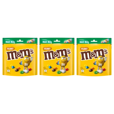 pdp-image-M&M'S Pinda chocolade maxi 3-pack