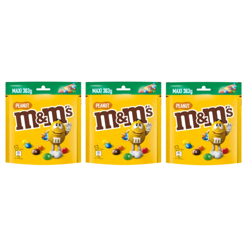 M&M'S Pinda chocolade maxi 3-pack