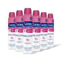 Sanex Derma care+ menopause deodorant spry 6pk