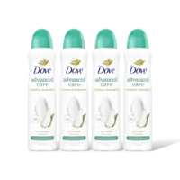 Dove Pear & aloe vera deodorant spray 4-pack