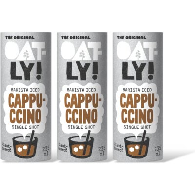 Oatly! Barista iced cappuccino single 3-pack