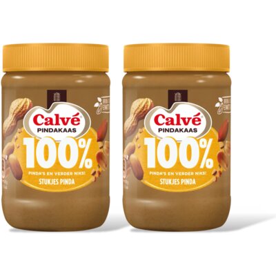 pdp-image-Calvé Pindakaas 100% pinda's grof 2-pack