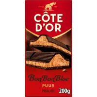 Côte d'Or BonBonBloc chocoladereep praliné puur