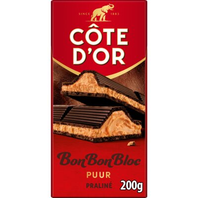 pdp-image-Côte d'Or BonBonBloc chocoladereep praliné puur