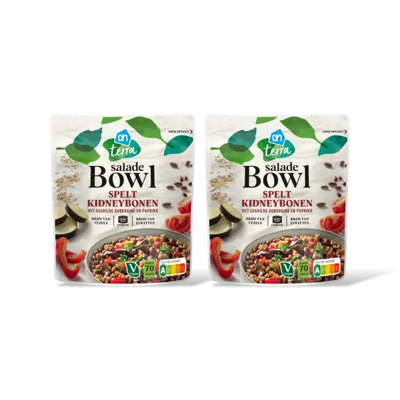 AH Salade bowl spelt kidneybonen 2-pack