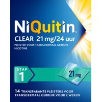 Een afbeelding van Niquitin Clear 21mg nicotine pleister stap 1