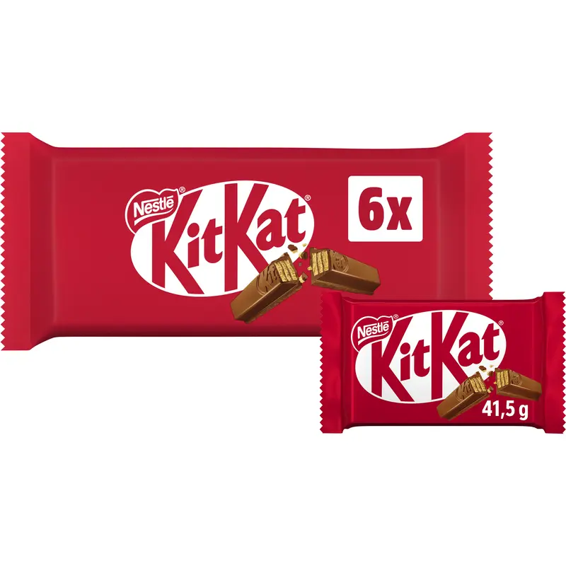 Kitkat melkchocolade reep 6-pack