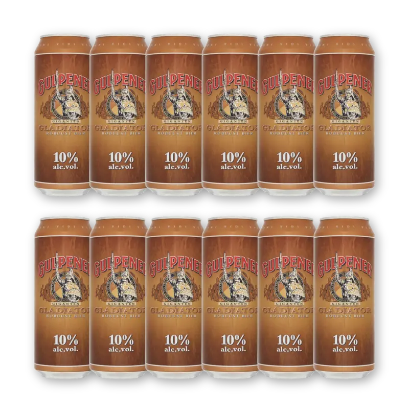Gladiator robuust bier 12-pack