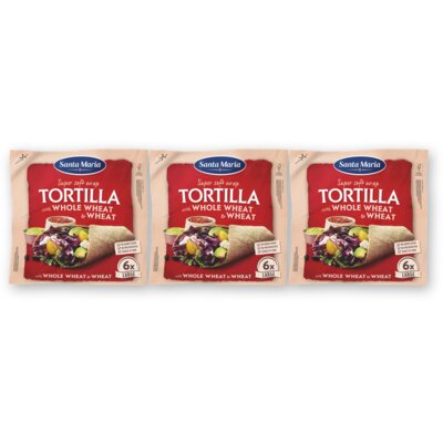 pdp-image-Santa Maria Tortilla wraps volkoren 6x large 3-pack
