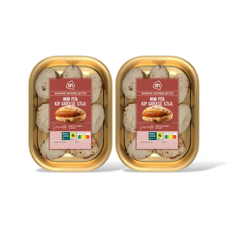 AH Mini pita kip griekse stijl 2-pack