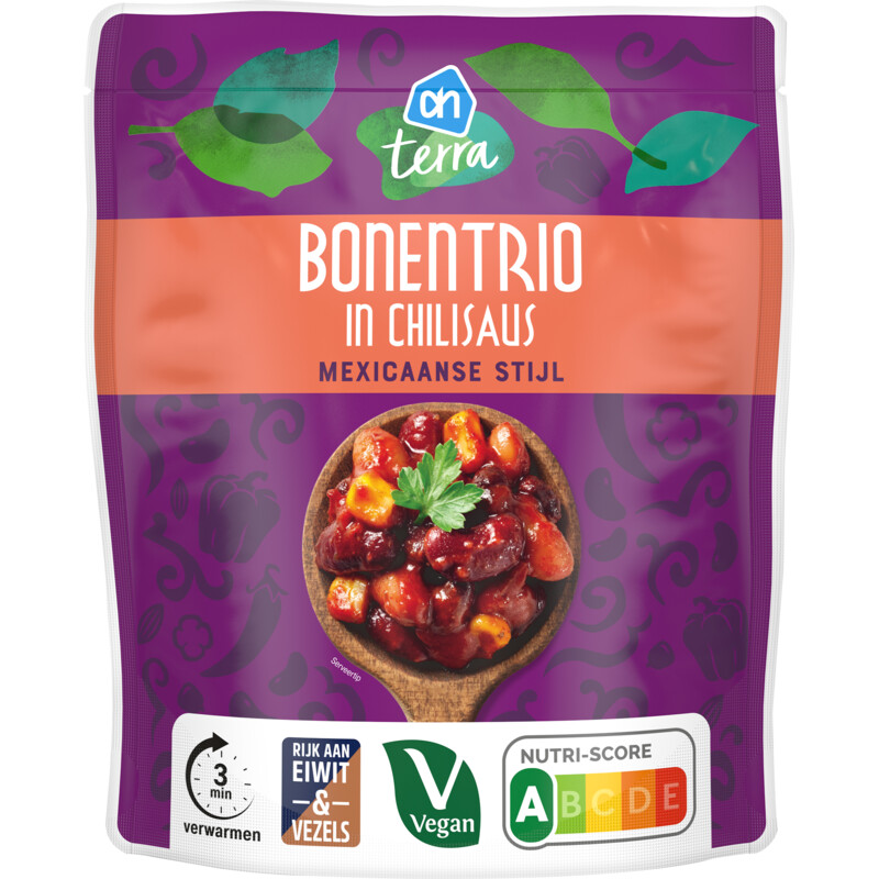 Een afbeelding van AH Terra Bonentrio chilisaus