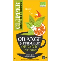 Een afbeelding van Clipper Orange & turmeric organic infusion