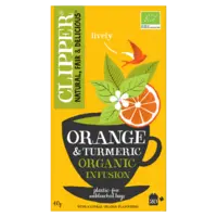 Clipper Orange & turmeric organic infusion