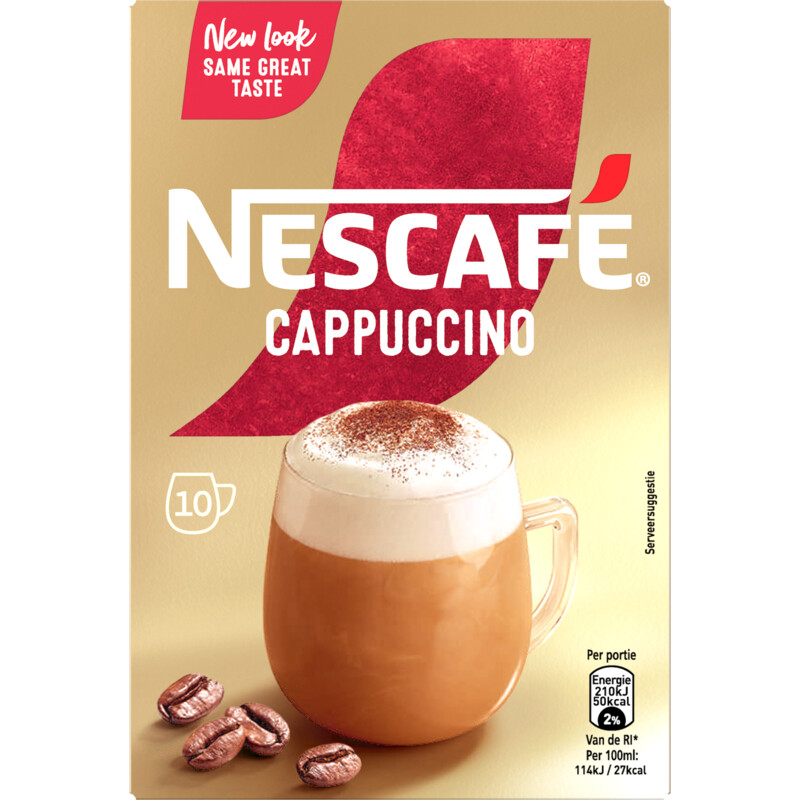 Een afbeelding van Nescafé Cappuccino oploskoffie