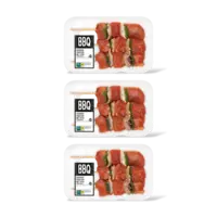 AH BBQ gekruide shaslick met spek 3-pack