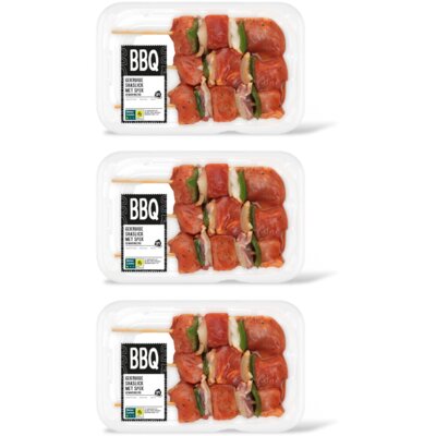 pdp-image-AH BBQ gekruide shaslick met spek 3-pack