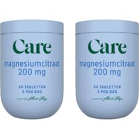 Een afbeelding van Care Magnesiumcitraat 200mg 2-pack