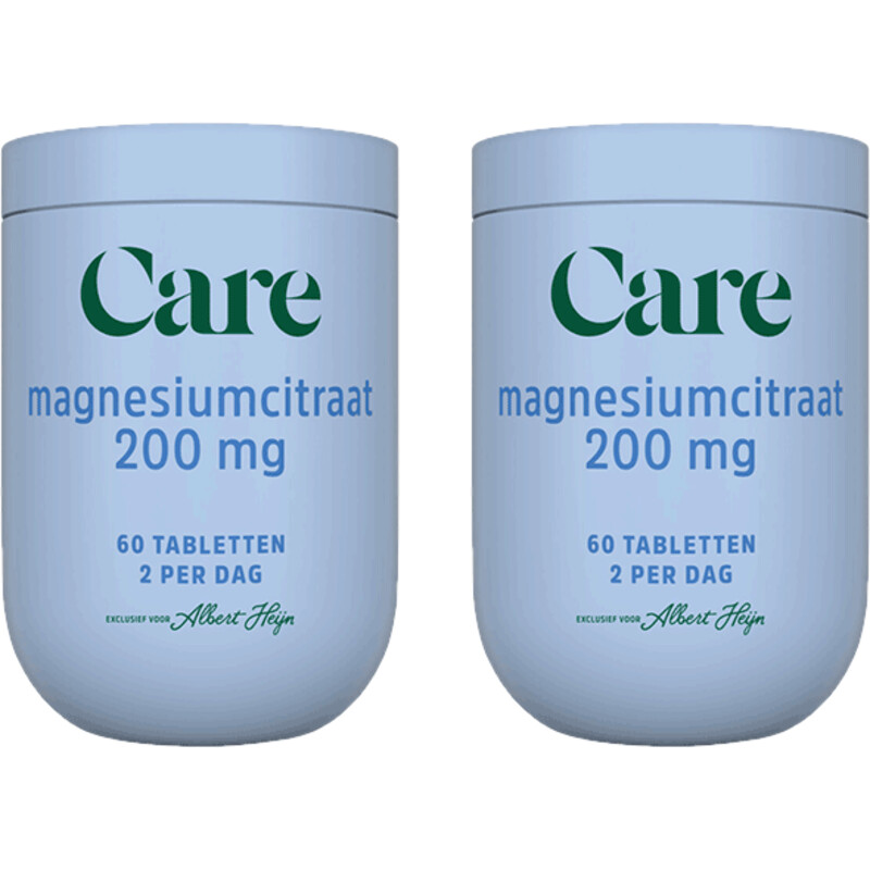 Een afbeelding van Care Magnesiumcitraat 200mg 2-pack