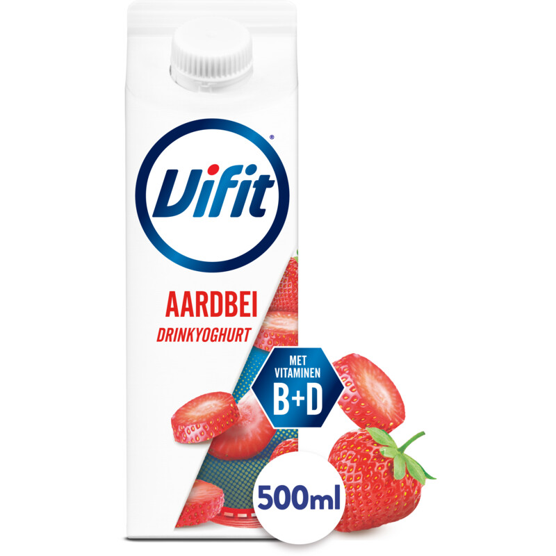 Een afbeelding van Vifit Drinkyoghurt aardbei