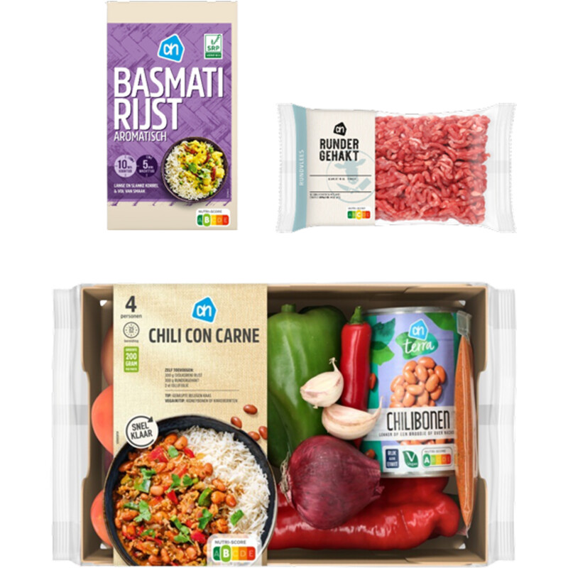 Een afbeelding van AH Mexicaanse Chili Con Carne Verspakket