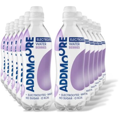 Addmoore Electrolyte Water Berries 12-pack