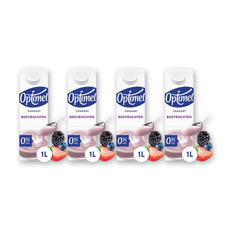 Optimel Yoghurt bosvruchten 4-pack