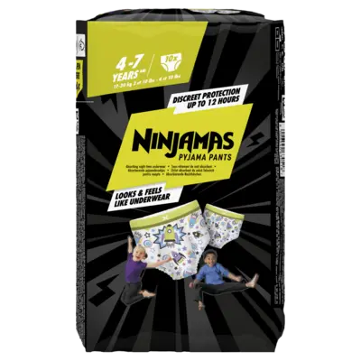 pdp-image-Ninjamas Absorberende pyjamabroekjes jongen 4-7