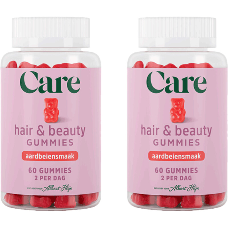 Een afbeelding van Care Hair & beauty gummies 2-pack