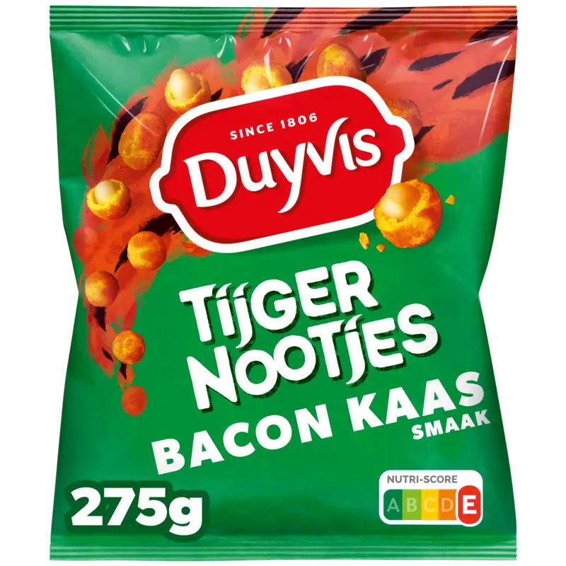 Duyvis Tijgernootjes bacon kaas