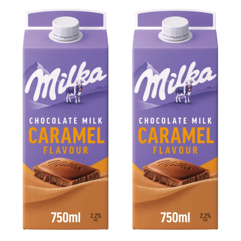 chocolademelk caramelsmaak 2-pack