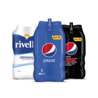 Een afbeelding van Rivella, Pepsi en Royal Club - bij 12 euro gratis bezorging